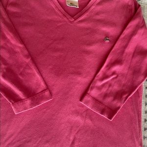Lacoste- Ladies 3/4 Sleeve Waffle Top Size 42